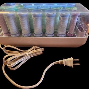 Clairol R-20-1 Hot Rollers 20 Curlers with  Clips. Working.